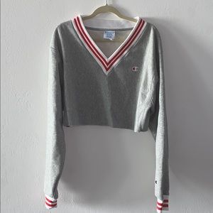 Champion cropped sweater